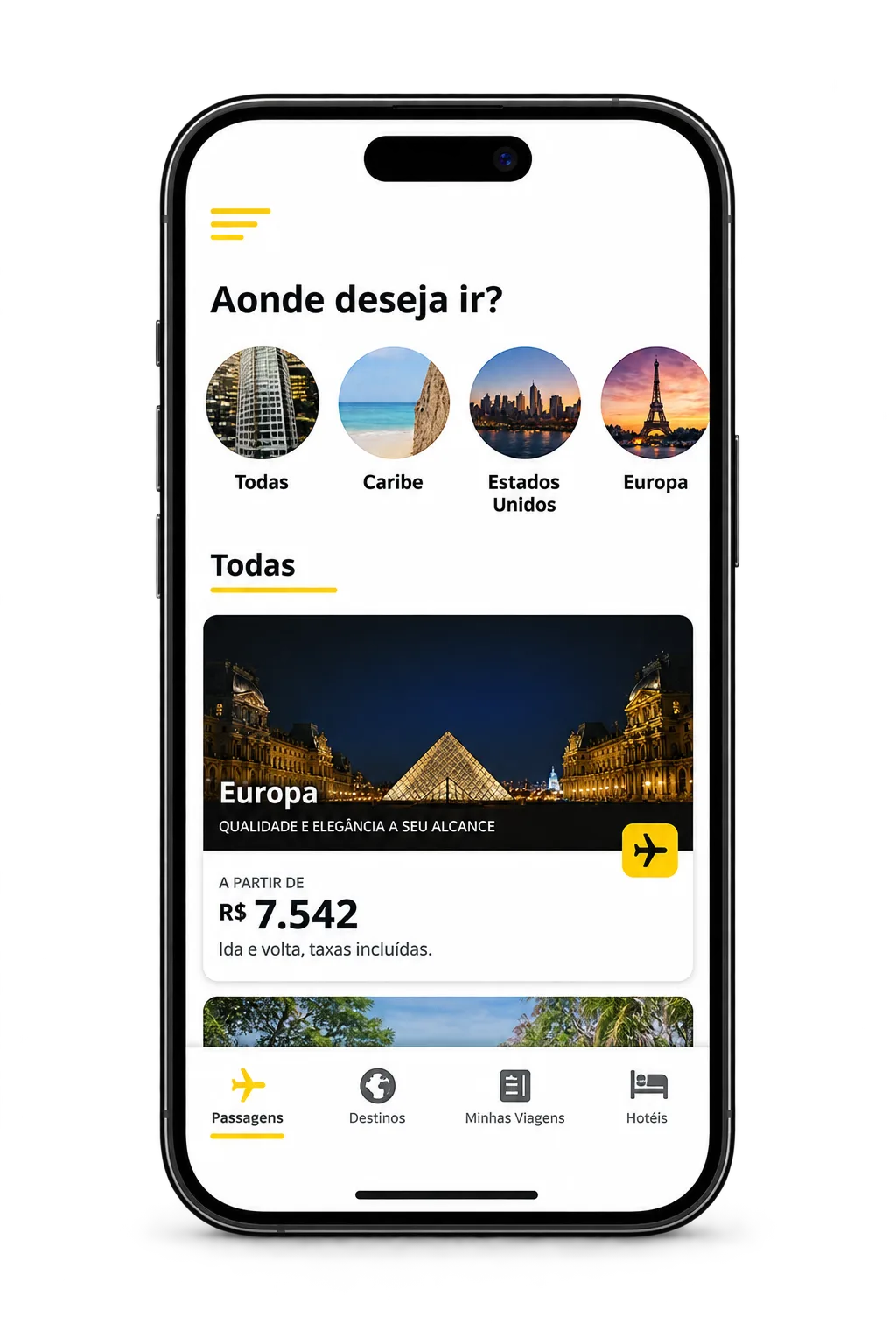 Aplicativo Passagens Executivas